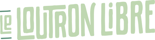Logo simple du Loutron Libre, paysan distillateur à Mouthier-Haute-Pierre
